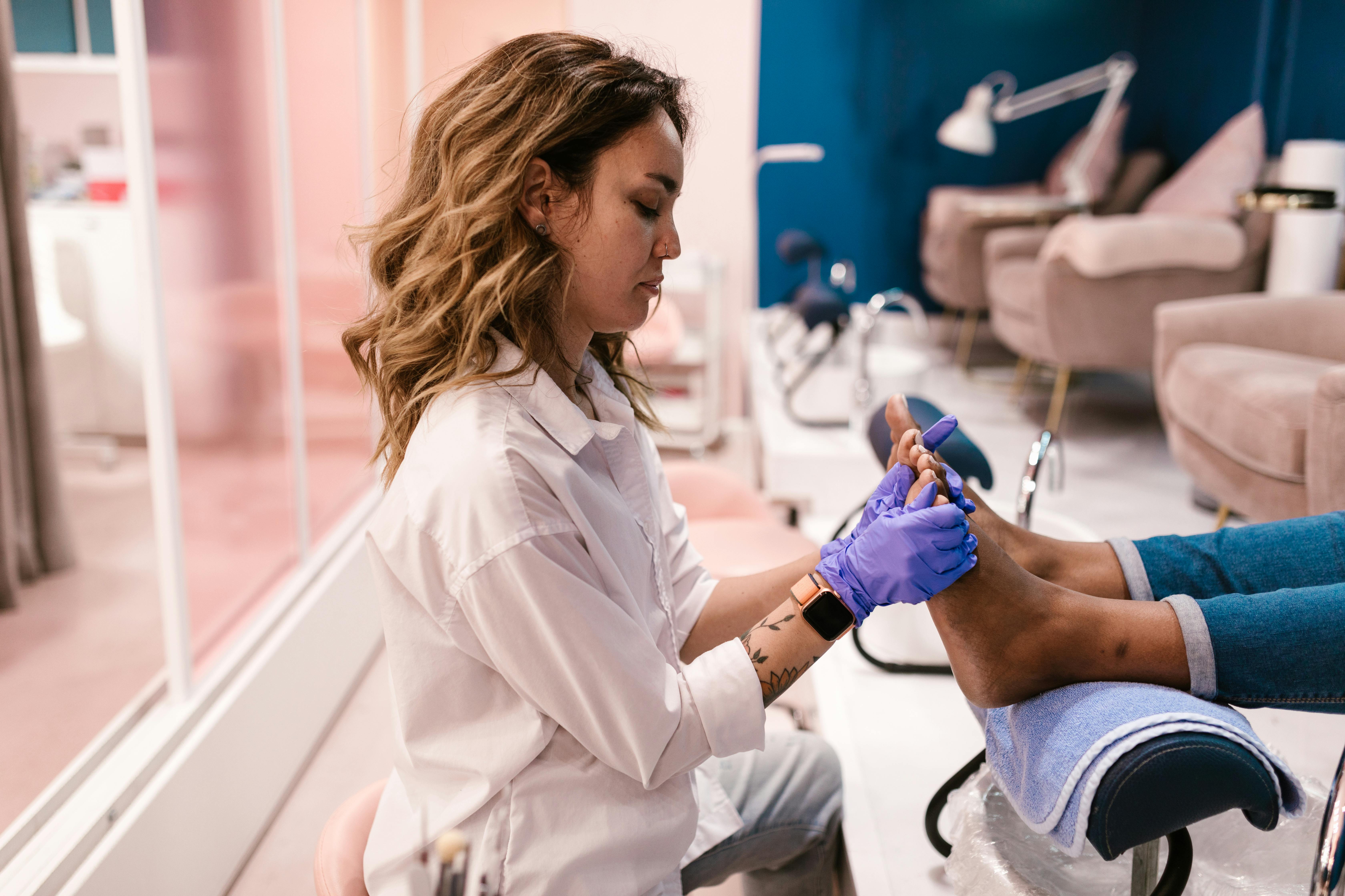 pedicure leg